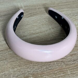 Lele Sadoughi Baby Pink Glossy Headband